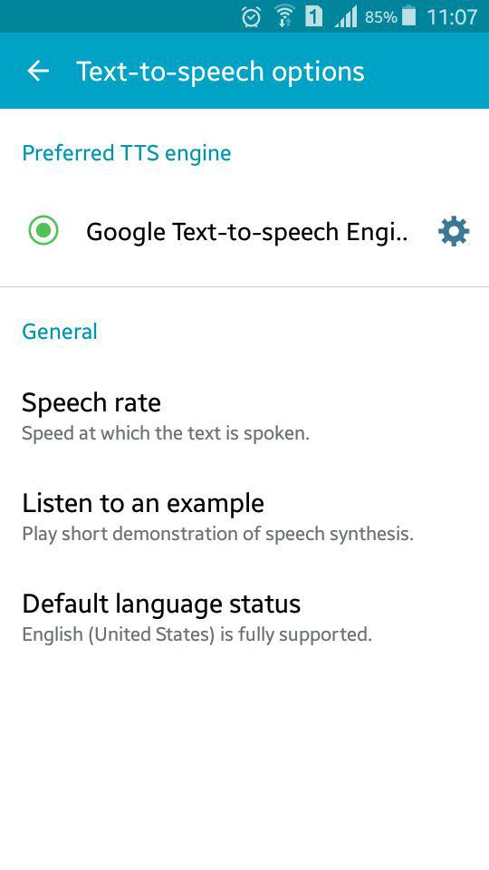 text to speech options